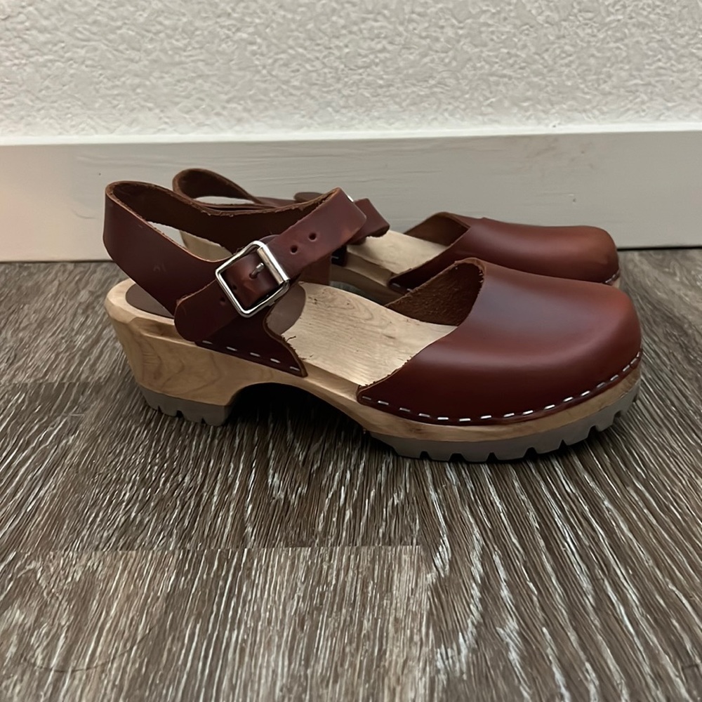 Leather Clogs